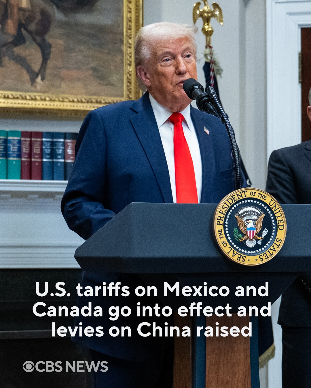 CBS News - The United States imposed 25% tariffs on nearly... | Facebook