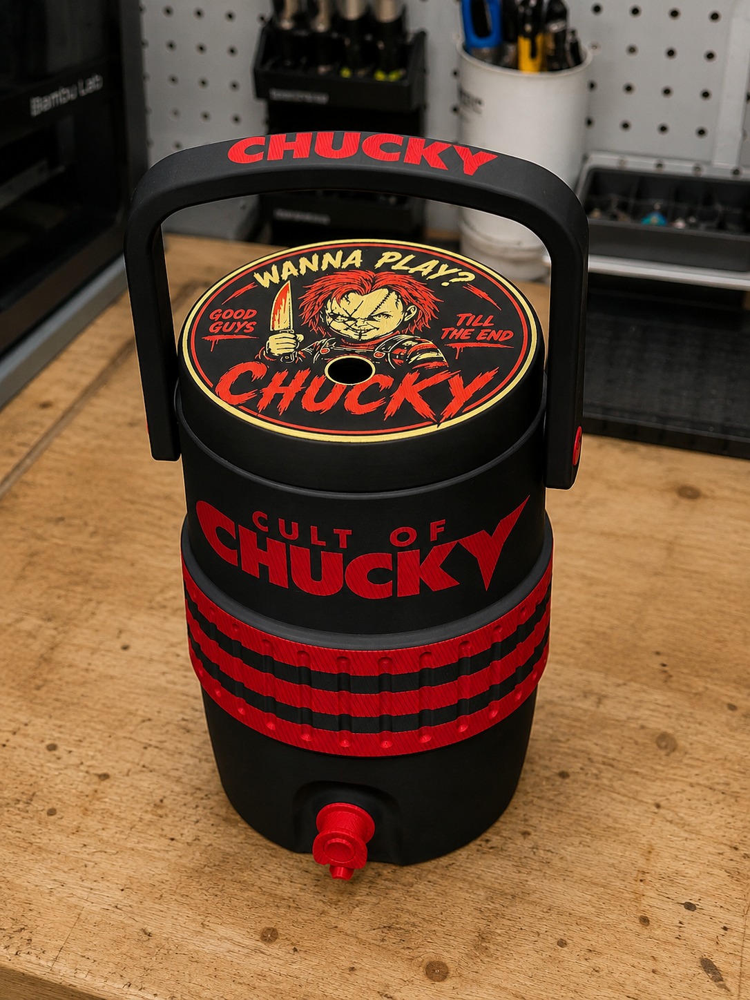 Chucky is officially off the printer… and this little dude came