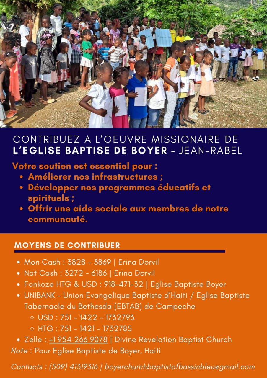 Eglise Baptiste de Boyer - Jean-Rabel | Jean-Rabel