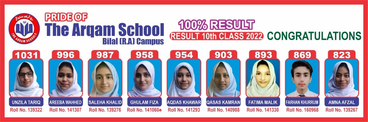 Congratulations to the... - The Arqam School Bilal Campus RWP