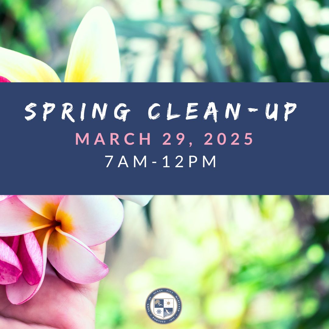 Town - Mark your calendars for Ocean City's Spring Clean Up Day! This ...