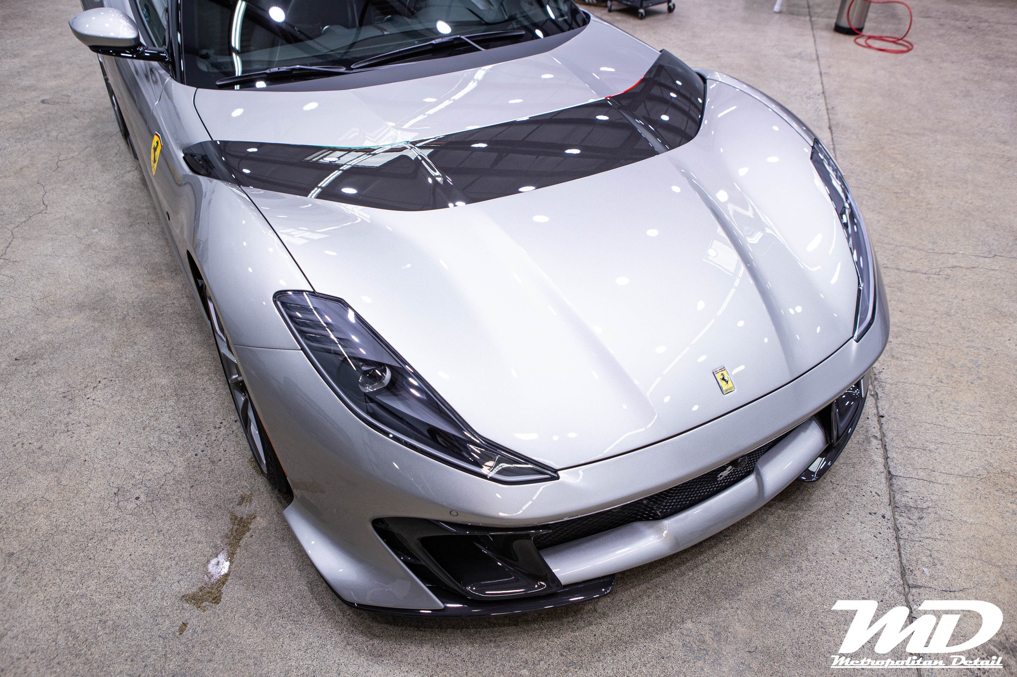This Ferrari 812 Competizione Aperta with its Tailor Made Dark