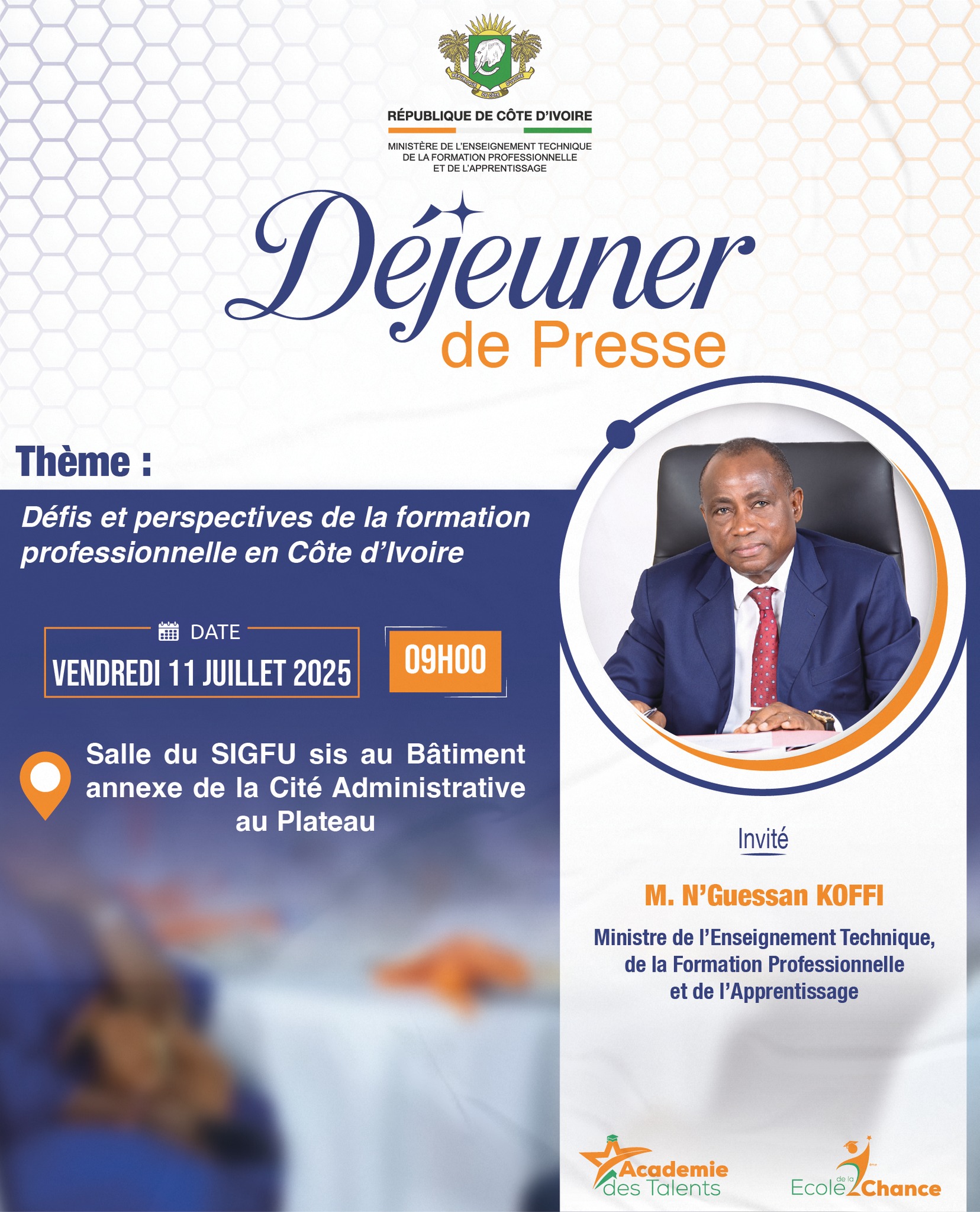 Ministère de l'Enseignement Technique et de la Formation ...