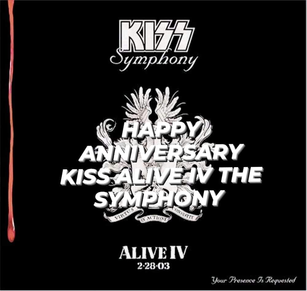 KISSTORY - July 22, 2003 - #KISS released their KISS Symphony