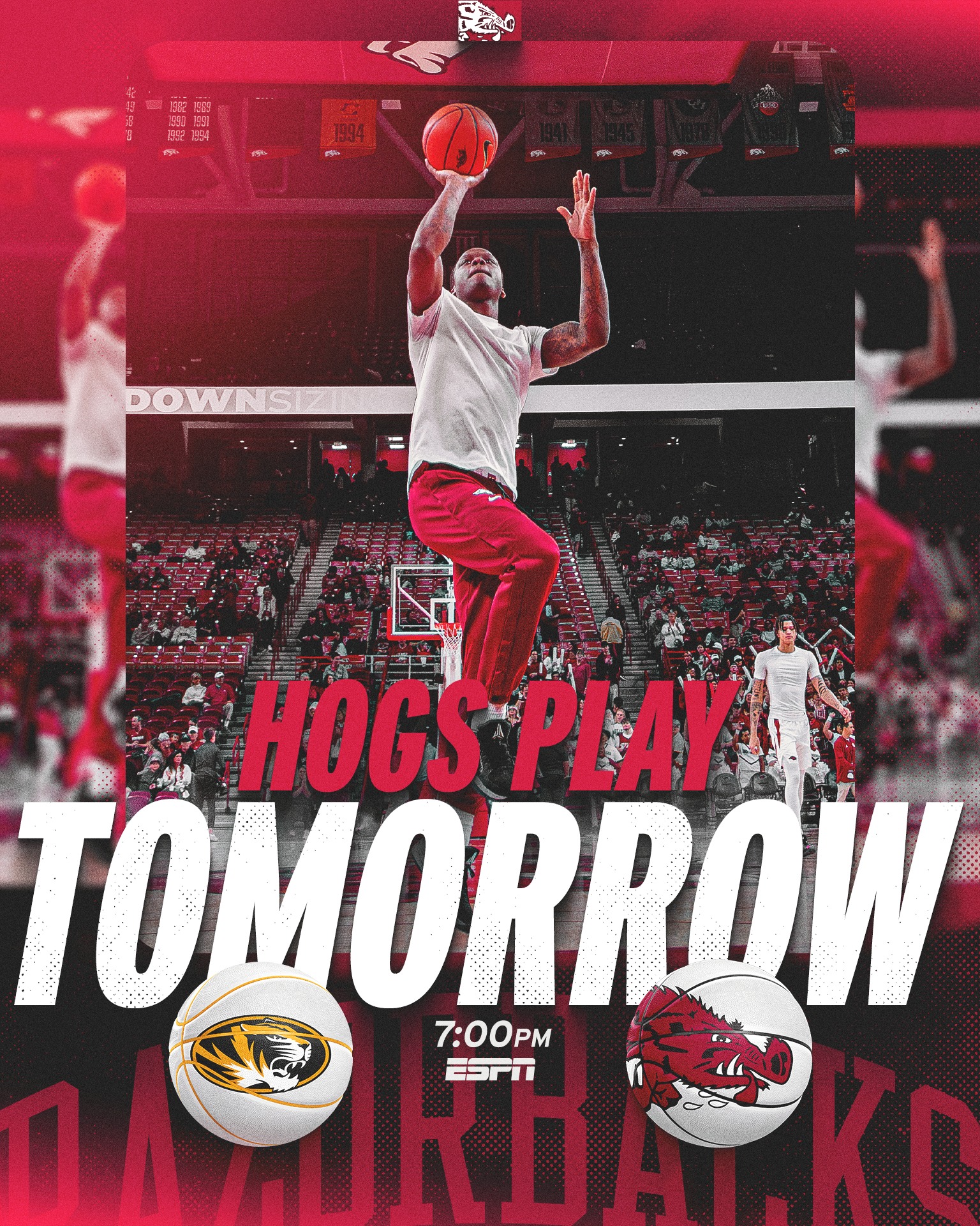 Arkansas - Tipoff with the Tigers in 24. Gameday Links: https://bit.ly ...