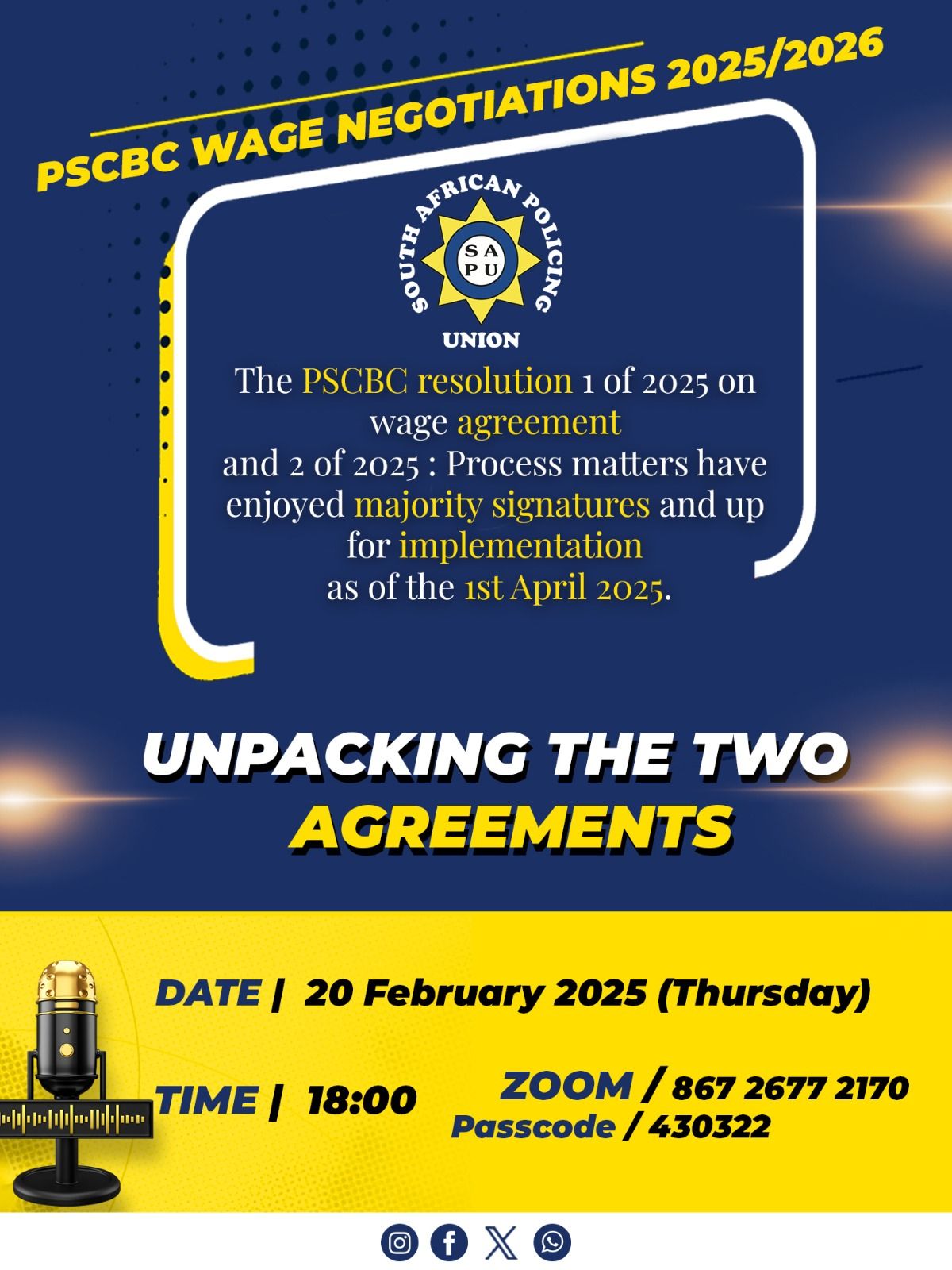The PSCBC resolution 1 of... - South African Policing Union | Facebook