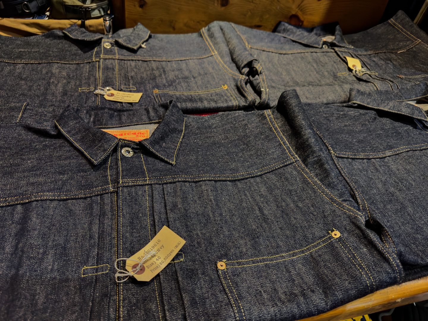 SUGAR CANE Super “Denim” Collectibles #10 14oz. BLUE DENIM BLOUSE 