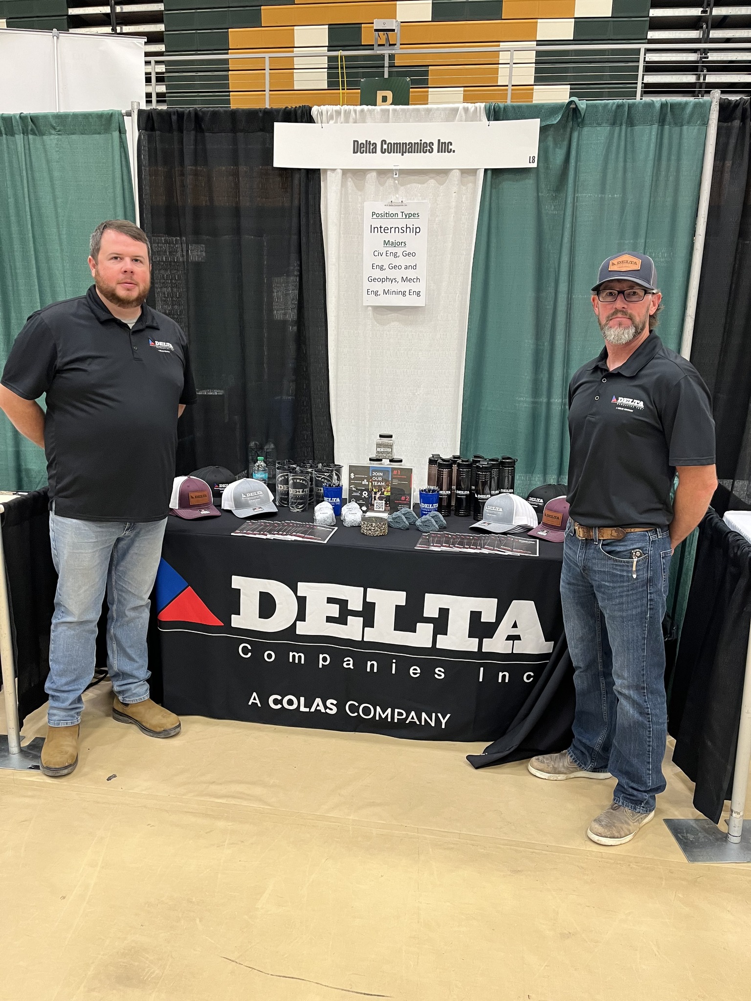 Delta - Yesterday, Tony Wilson and Eli Birdwell (alumni) were on site ...