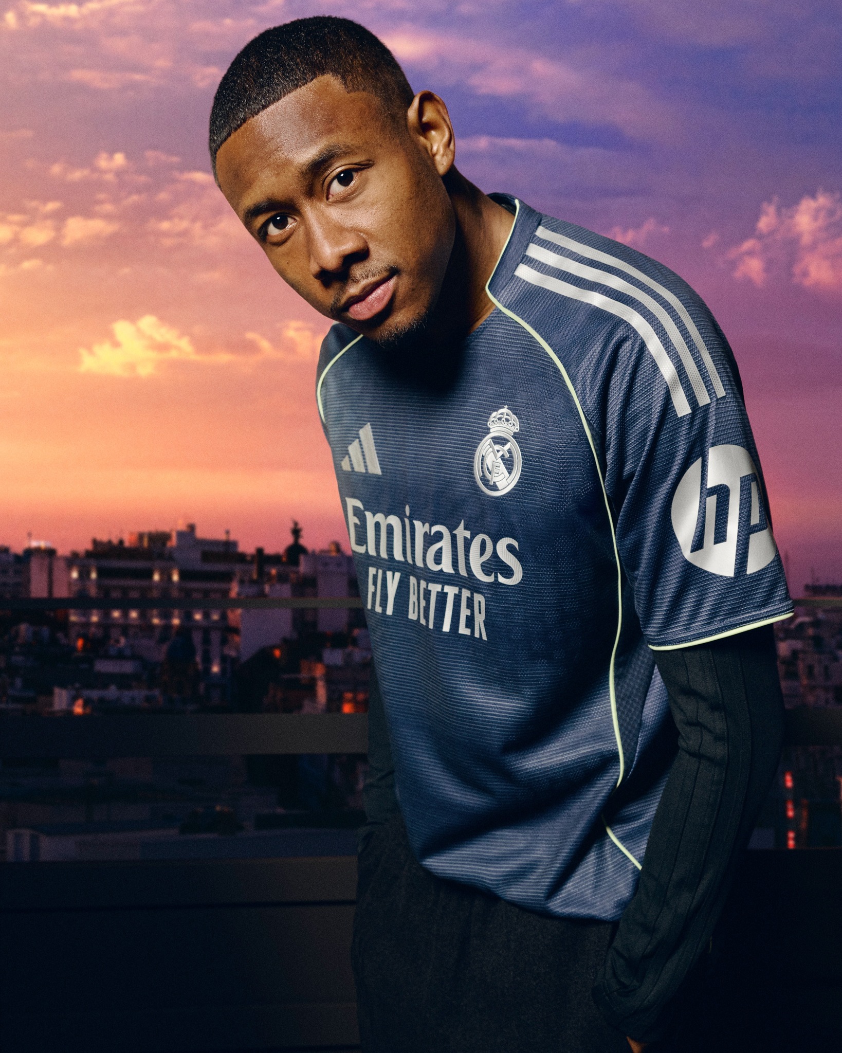 New kit. Same elite energy. David Alaba repping the Real Madrid