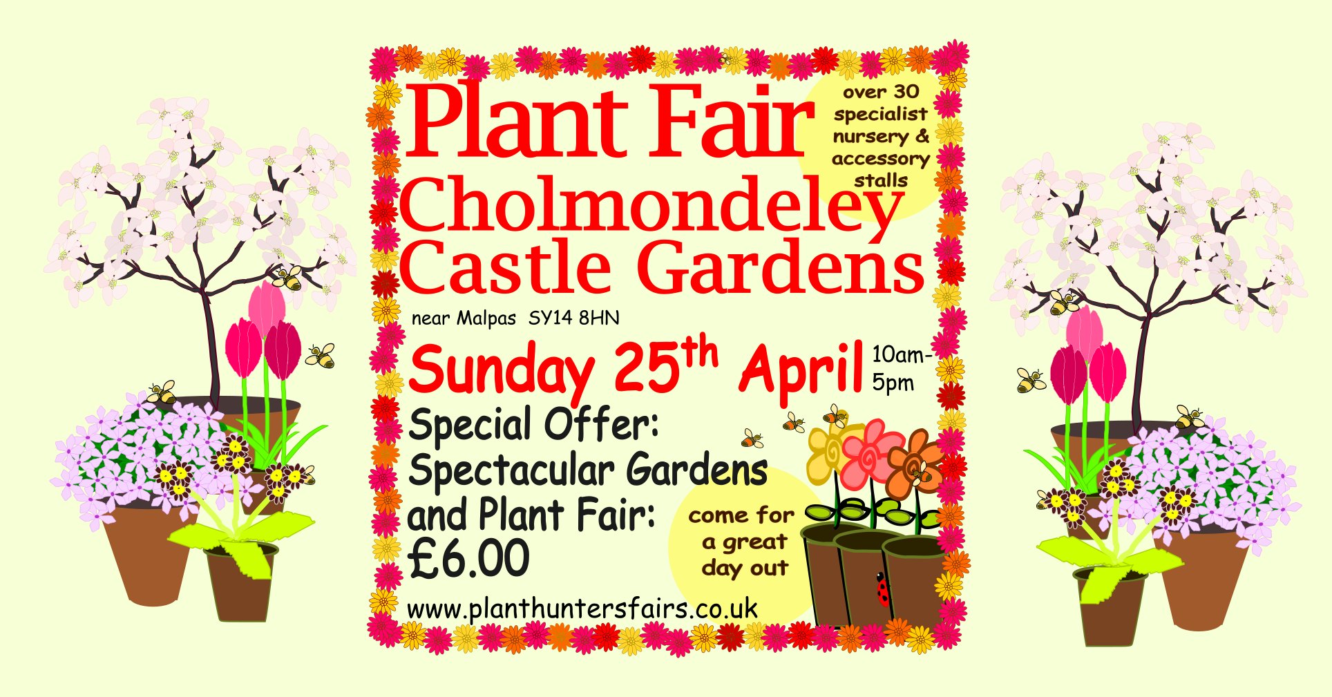 Spring Plant Hunters' Fair at Cholmondeley Castle Gardens on Sunday ...