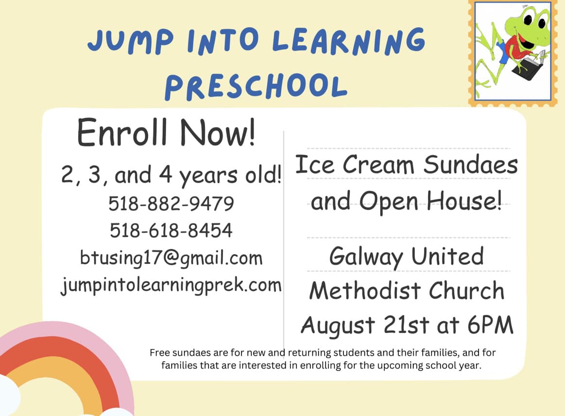 Jump into Learning Preschool | Galway NY