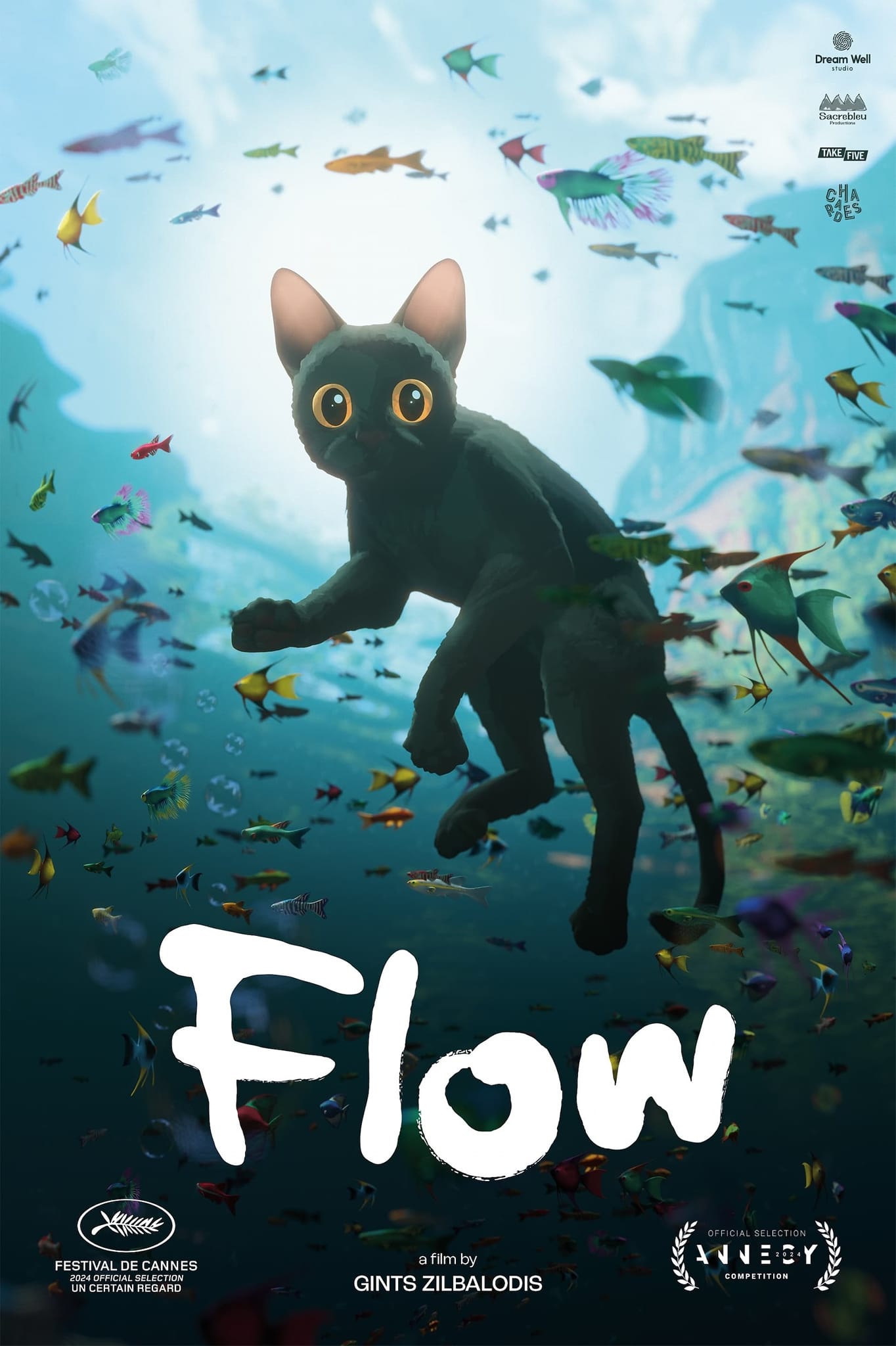ｔｐ Flow フライヤー Straume フロウ 映画 猫アニメ First trailer of 