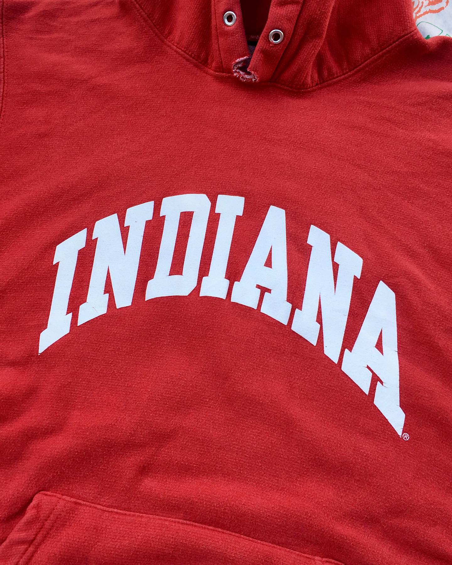 INDIANA UNIVERSITY リバースウィーブ プルオーバーパーカー Mサイズ 