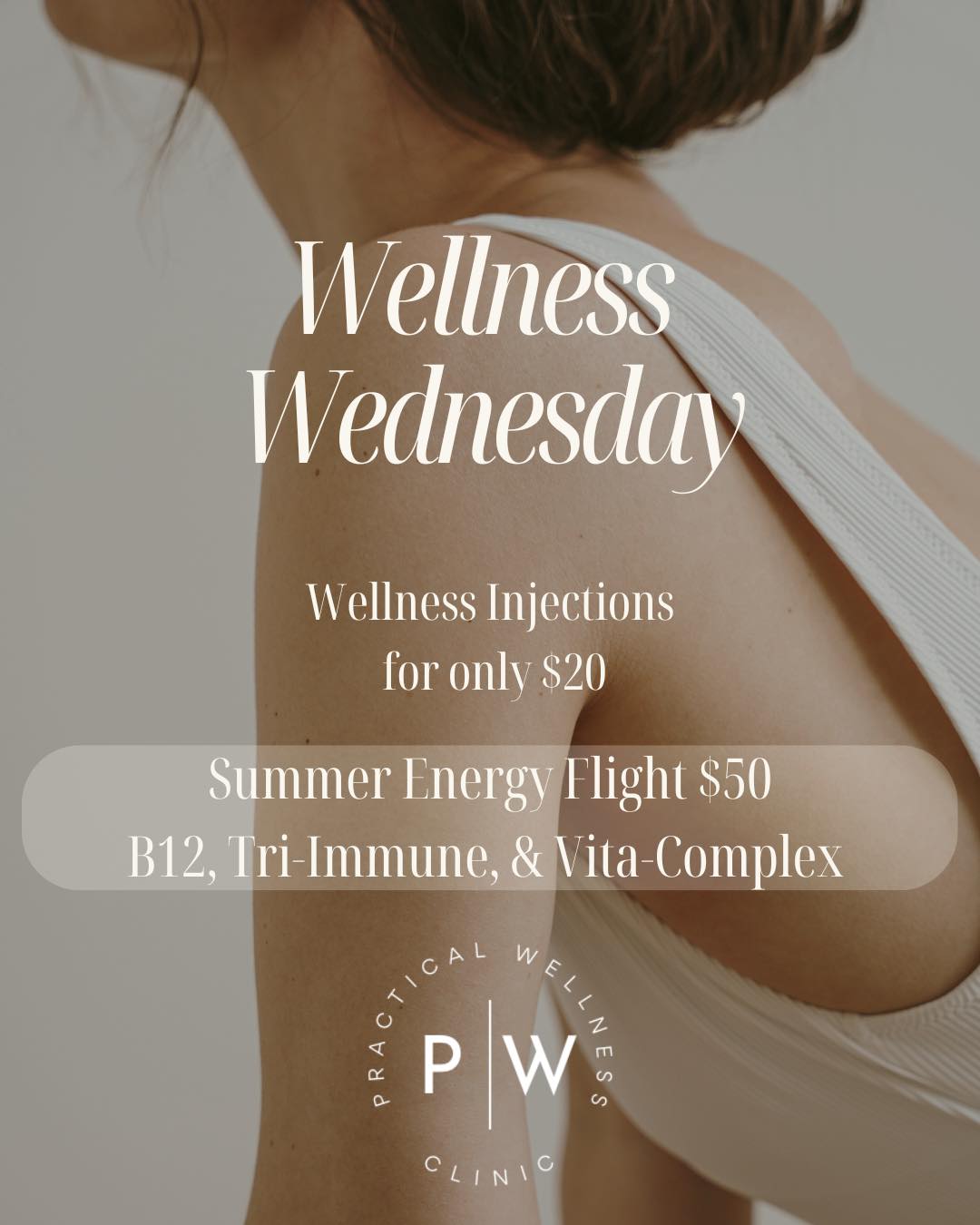 Boost energy with Wellness Wednesday deals at Practical Wellness Clinic