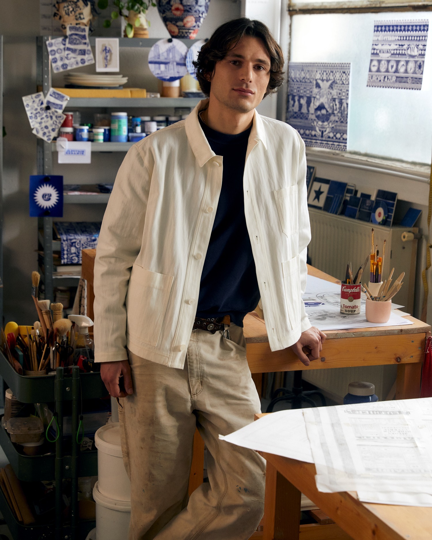 LONGCHAMP ロンシャン Constantin コラボ　ジャケット　XS The Longchamp x Constantin Riant capsule celebrates the soul of