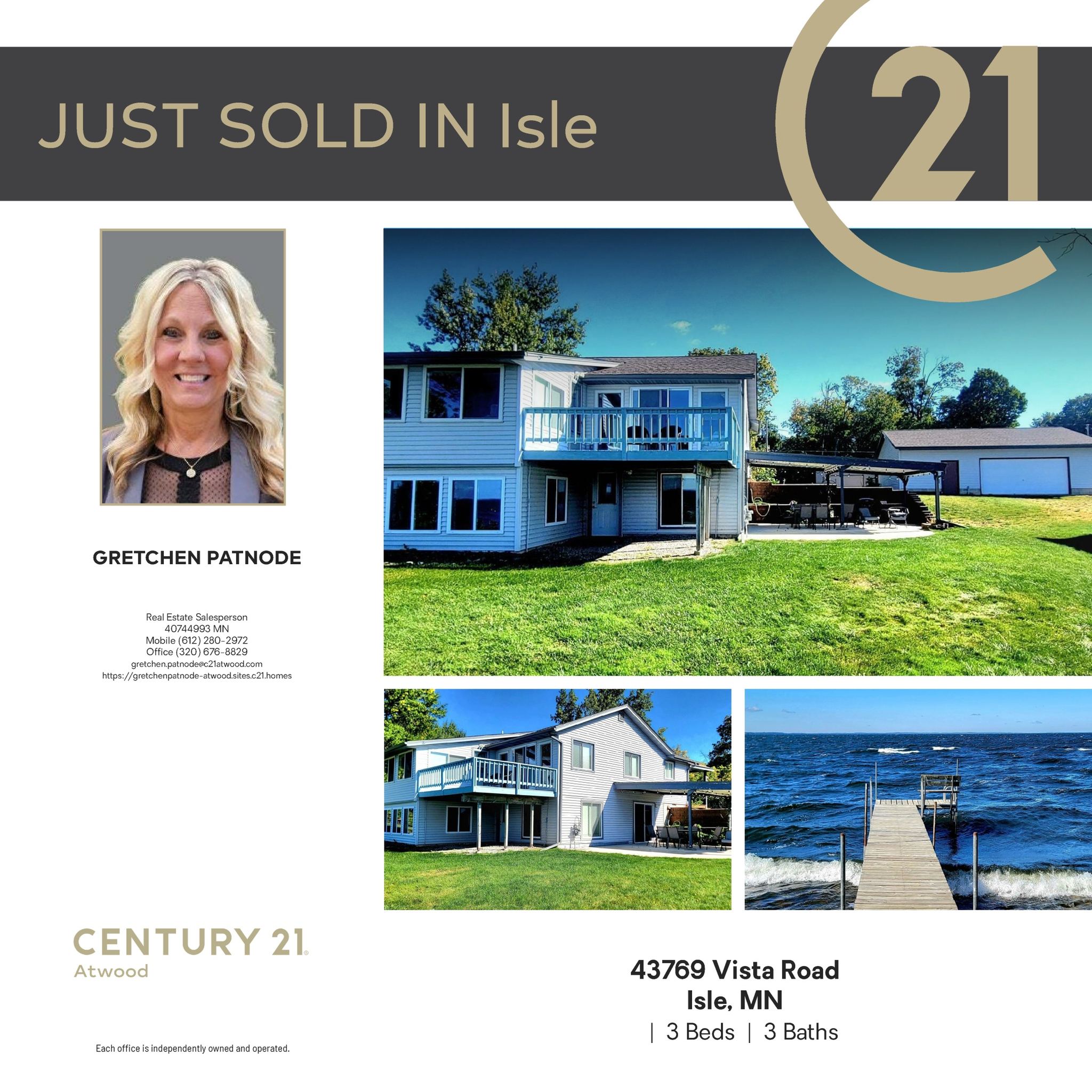 Gretchen Patnode Sales Associate/Realtor with Century 21 Atwood Mille Lacs