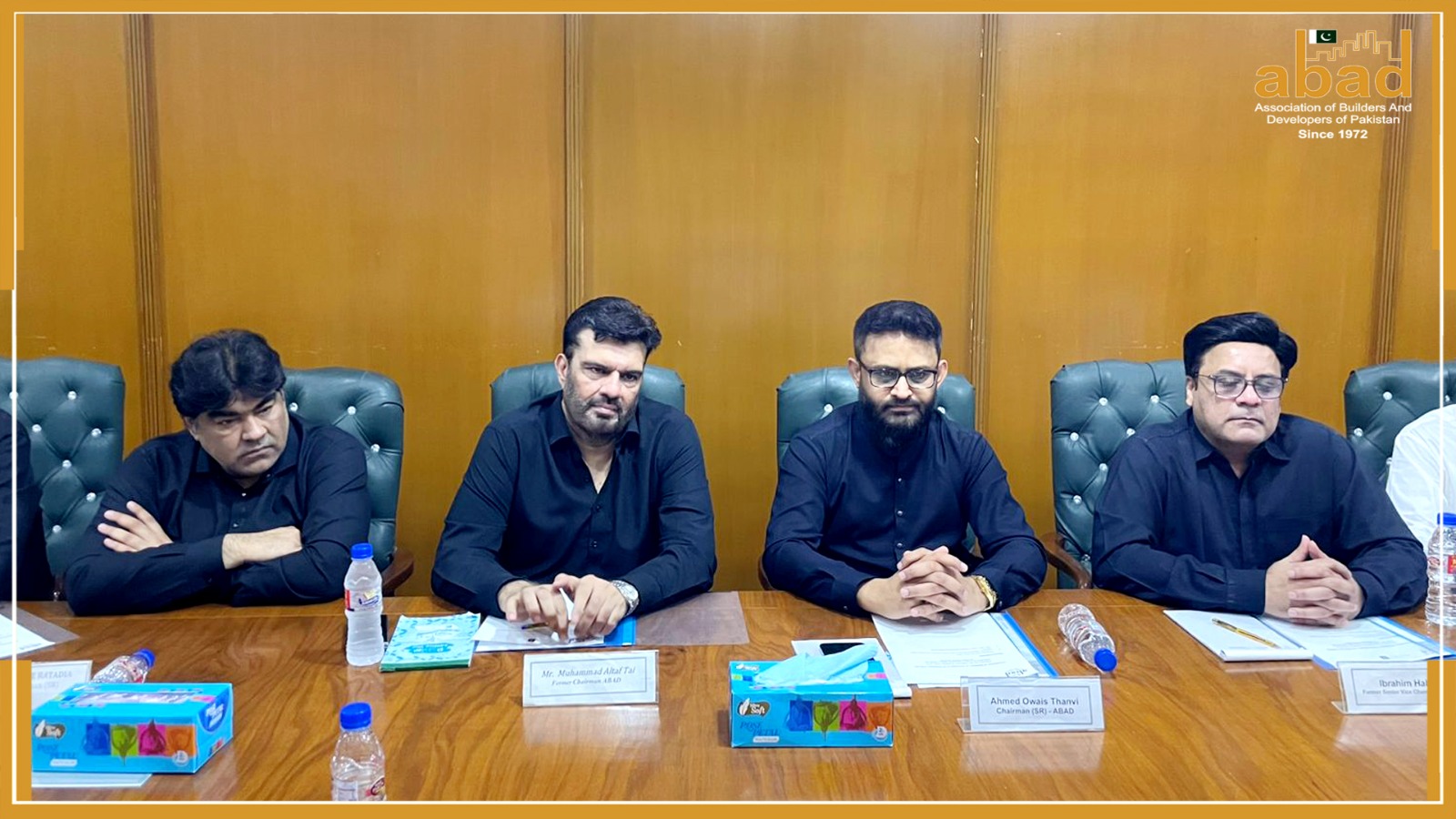 A meeting between ABAD and Town Chairman Sohrab Goth Mr. Lala Rahim ...