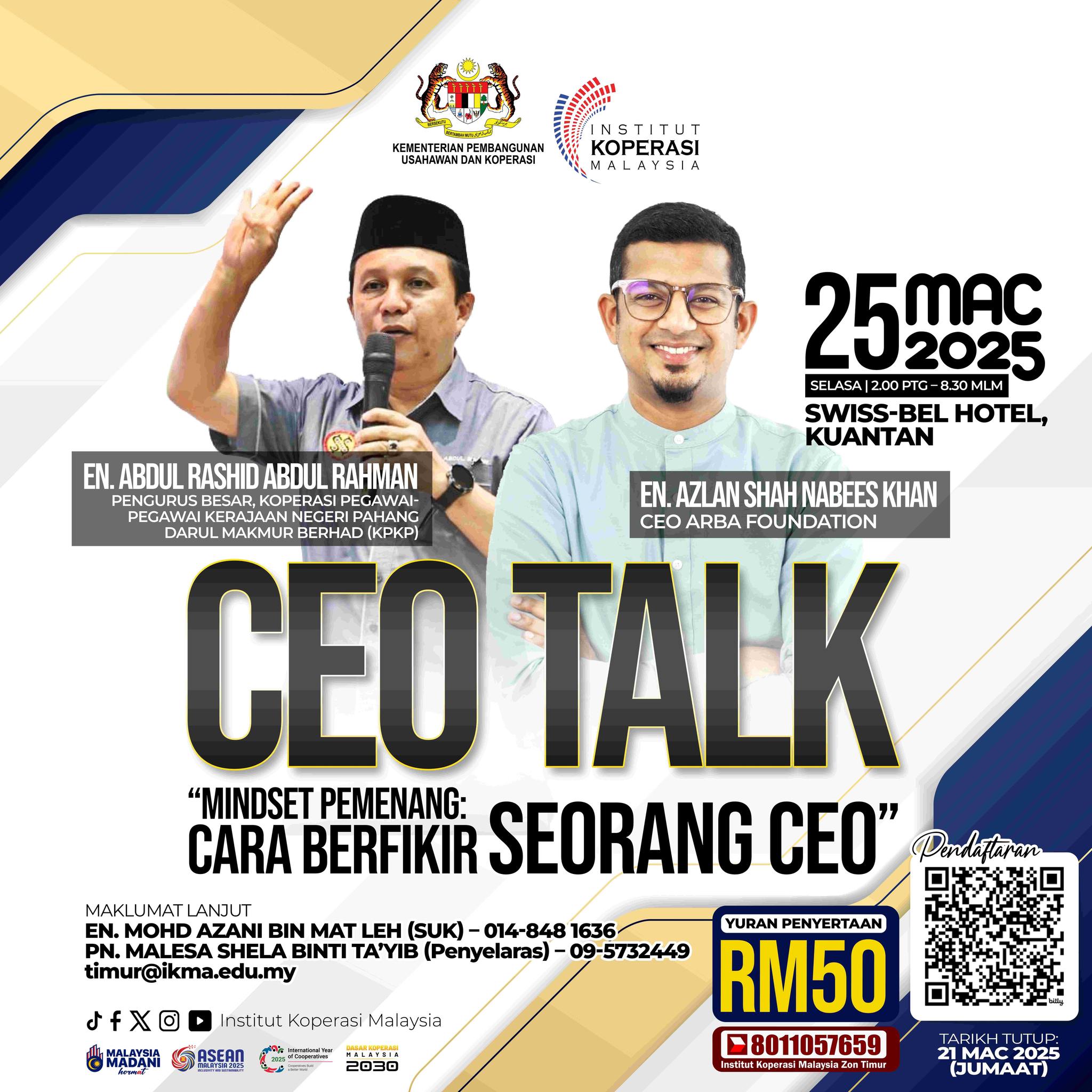 Institut Koperasi Malaysia Zon Timur | Kuantan