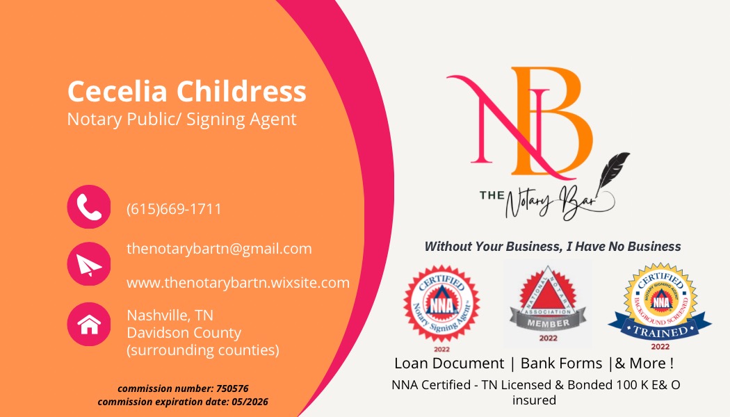 Notary Bar