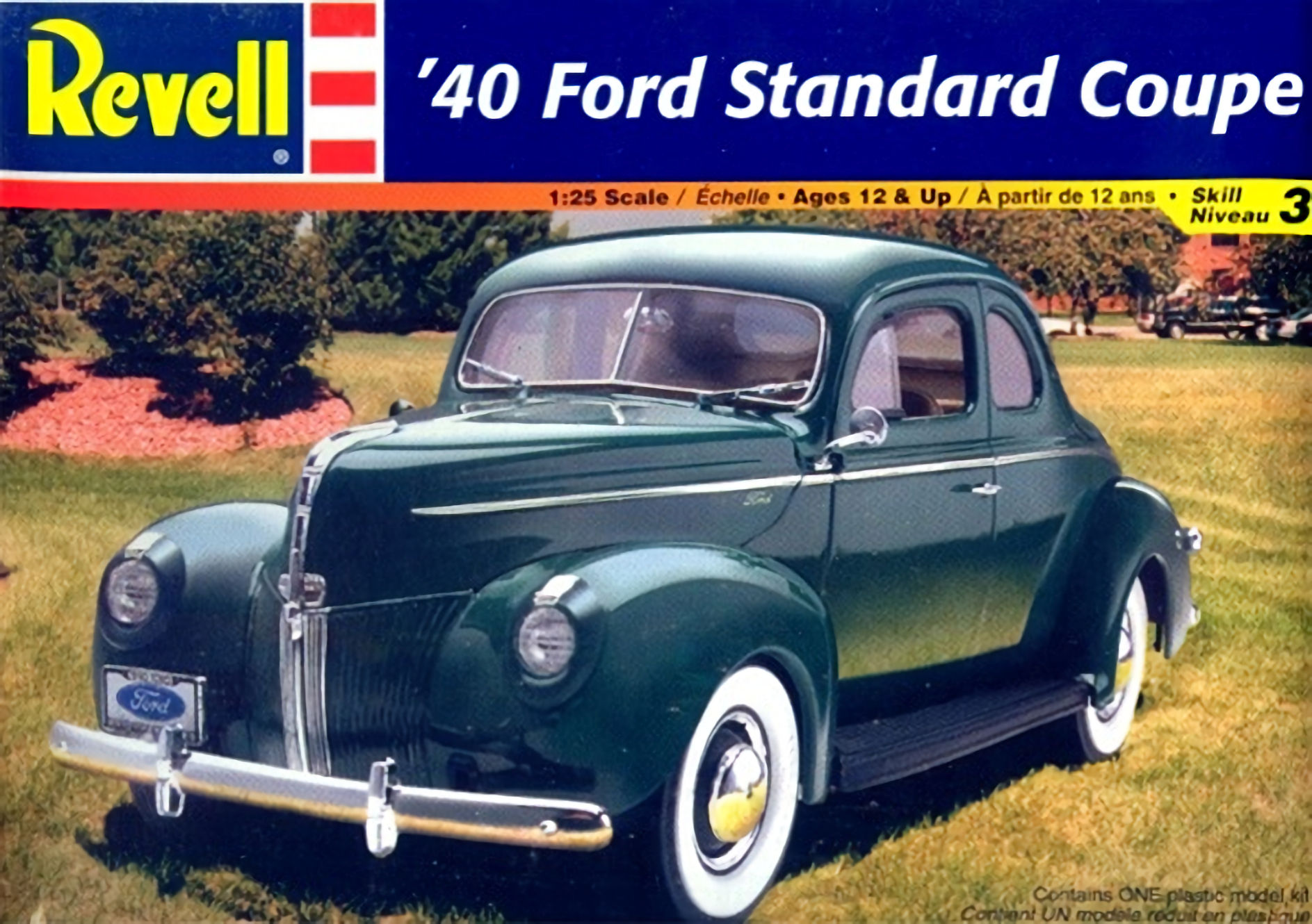 絶版 Revell 1/25 フォード・スタンダードクーペ 1940年型 Building Revell's 1:25 '40 Ford Standard Coupe chassis
