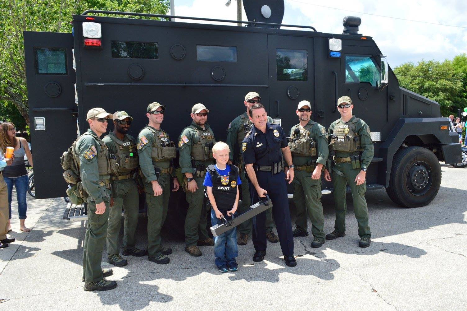 Miller Electric Company - Riley with Sheriff Williams and the SWAT Team ...