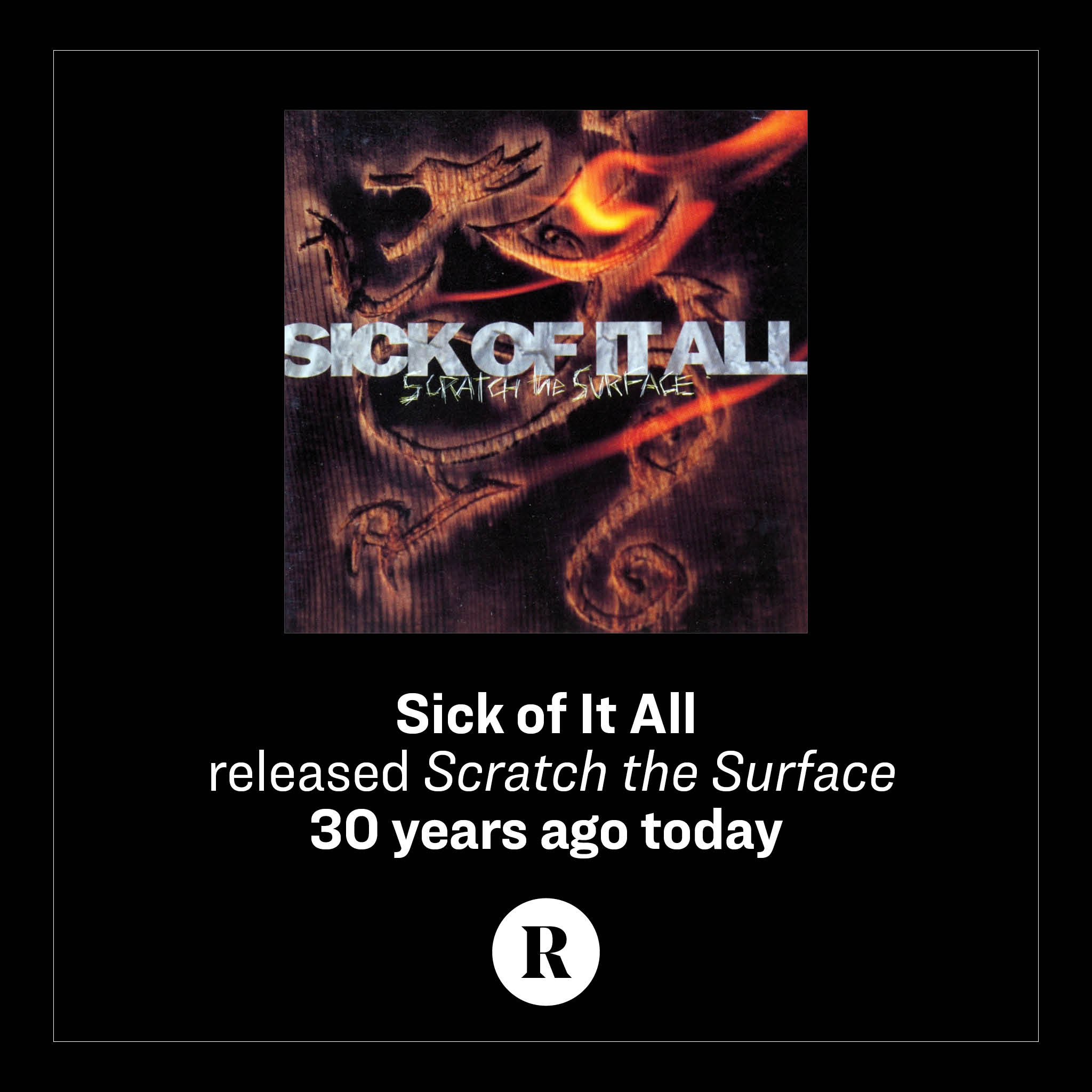 🐉 Sick of It All released the NYHC classic 'Scratch the Surface