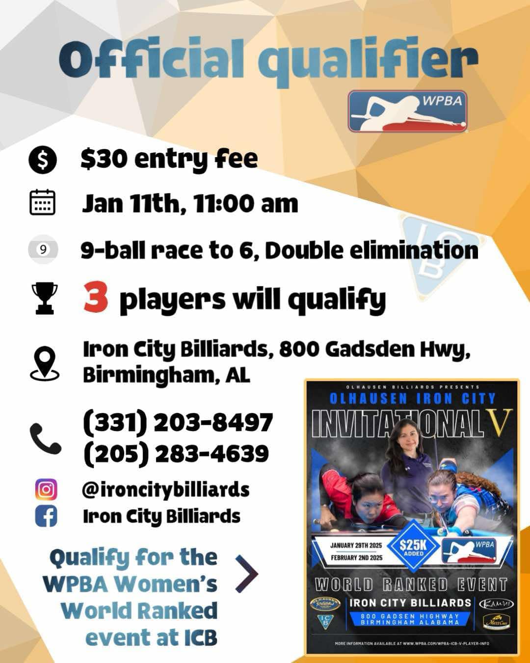 Women's - 🎱 Calling all aspiring WPBA stars! 🌟 Want to join the ranks ...