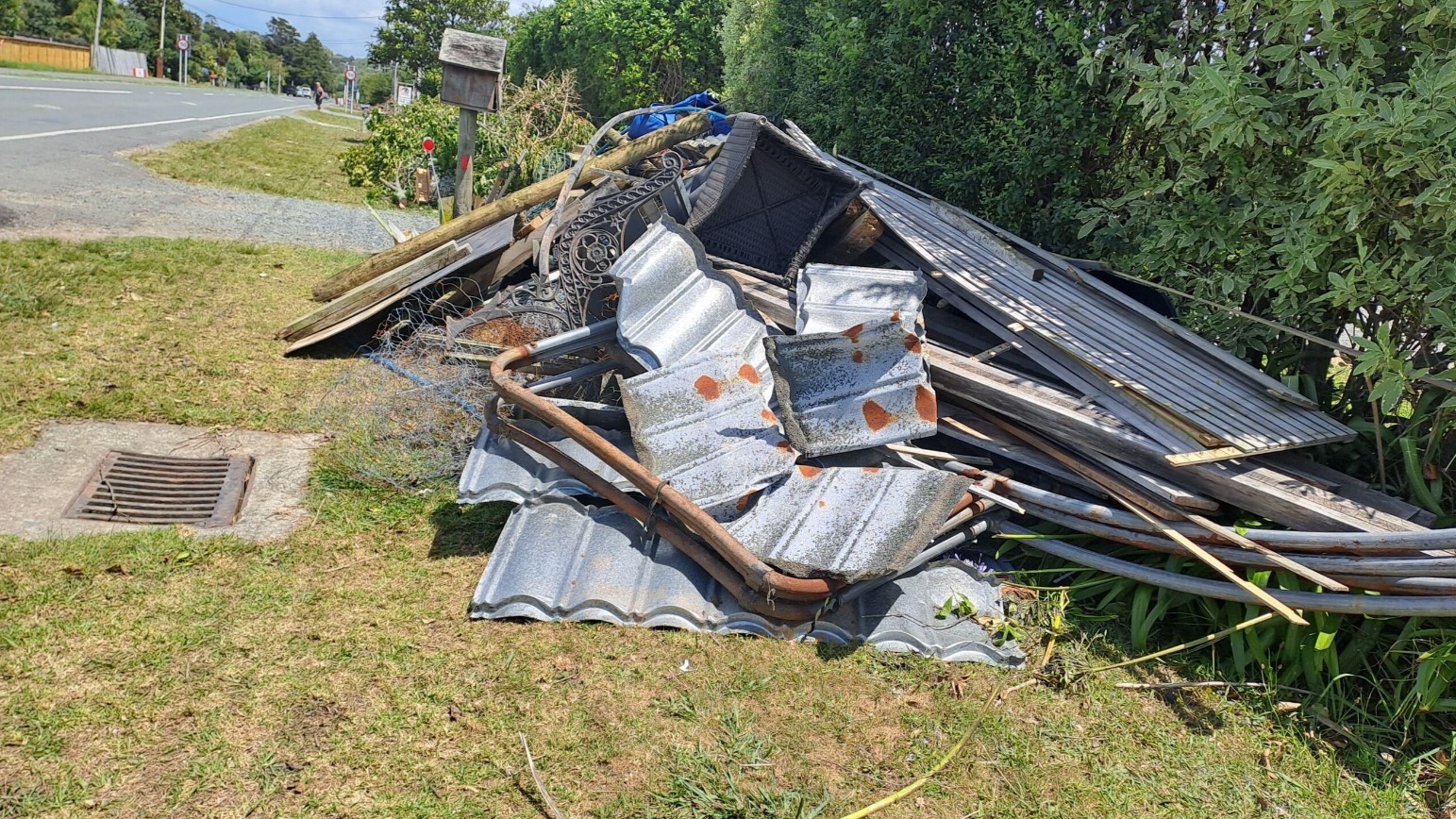 Kaipara - Tornado damaged waste disposal As clean-up across Mangawhai ...