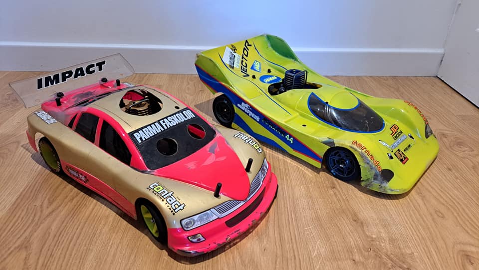 Testing vintage Serpent Impact 2/M2 RC car