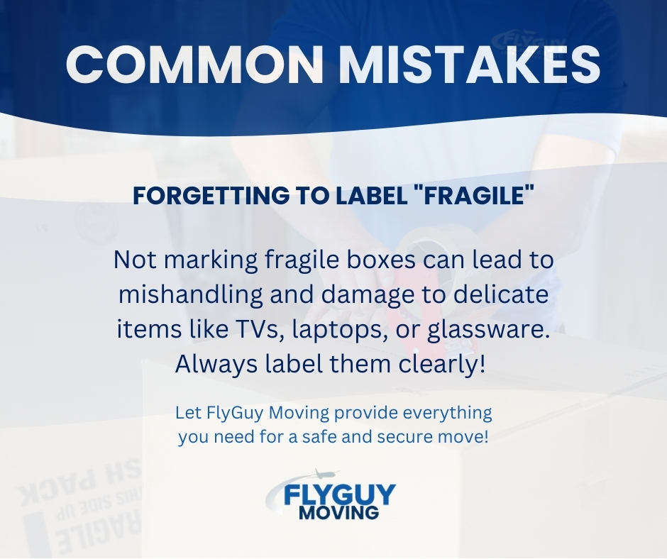 Fly - Don’t make this common moving mistake! 🚨 Not marking fragile ...