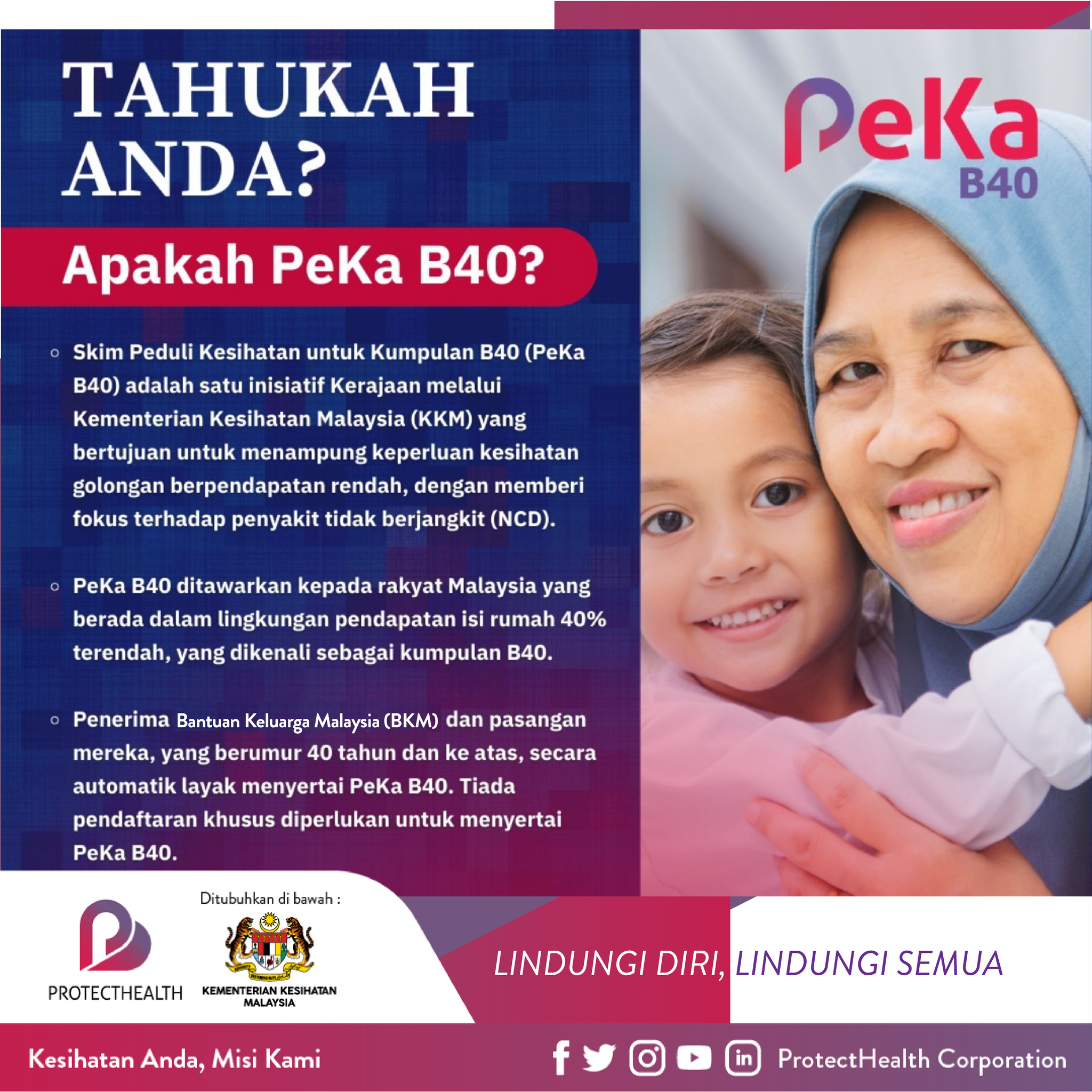 TAHUKAH ANDA APA ITU PeKa B40... - ProtectHealth Corporation