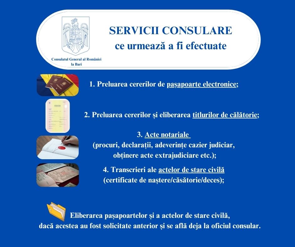 Consulatul General al României la Bari | Bari