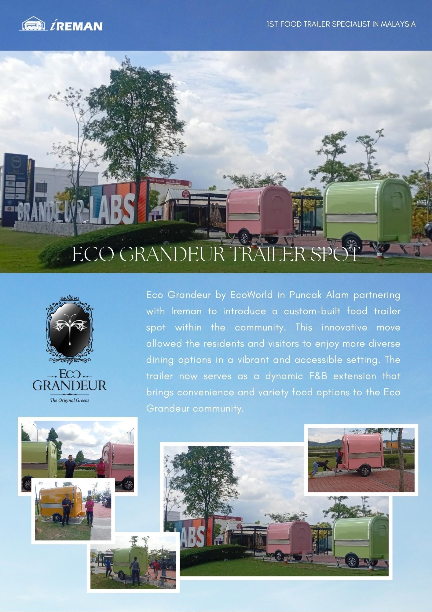 Ireman Food Trailer/Wagon/Kiosk/Food Truck | Shah Alam