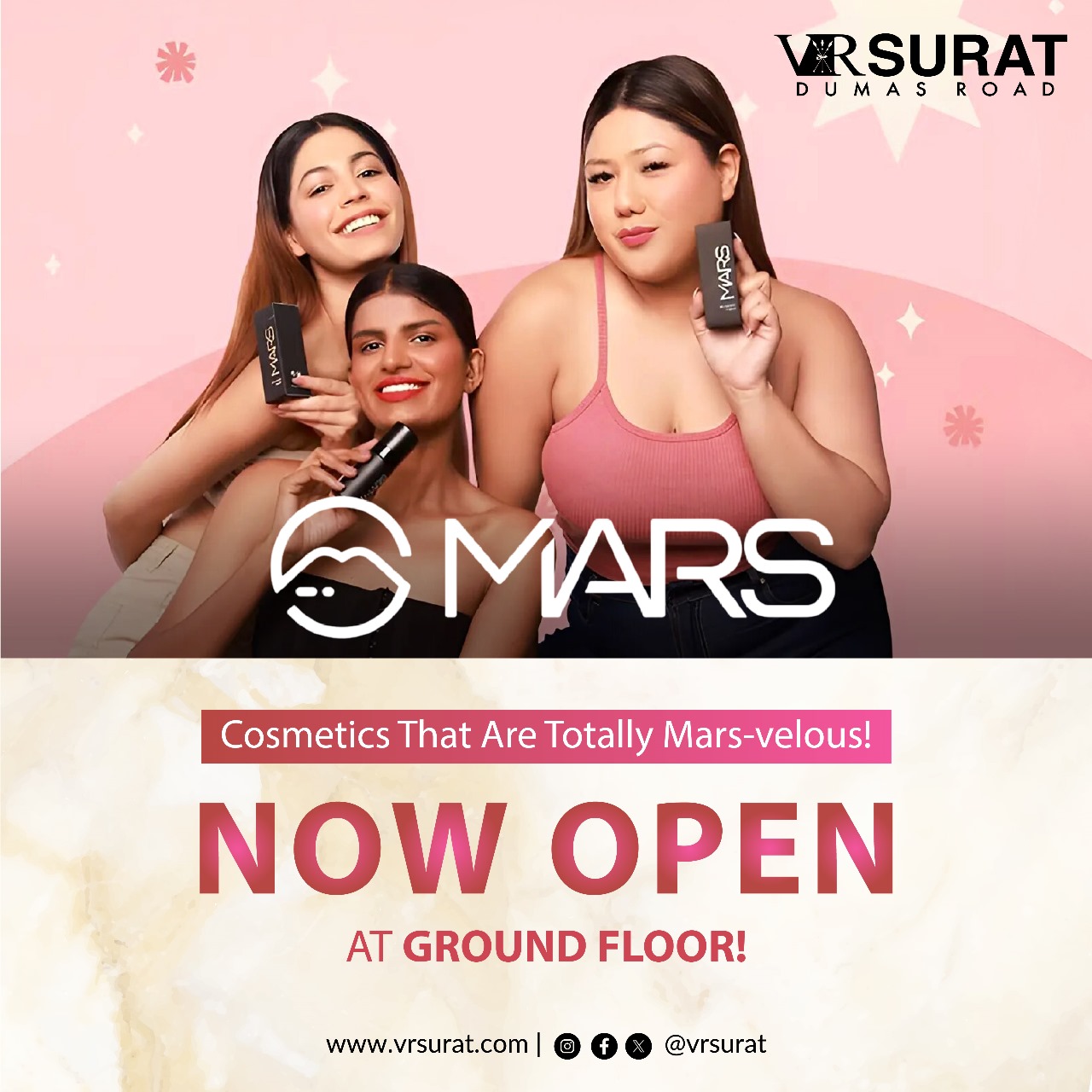 VR - Beauty just got a new address! Mars Cosmetics has officially ...