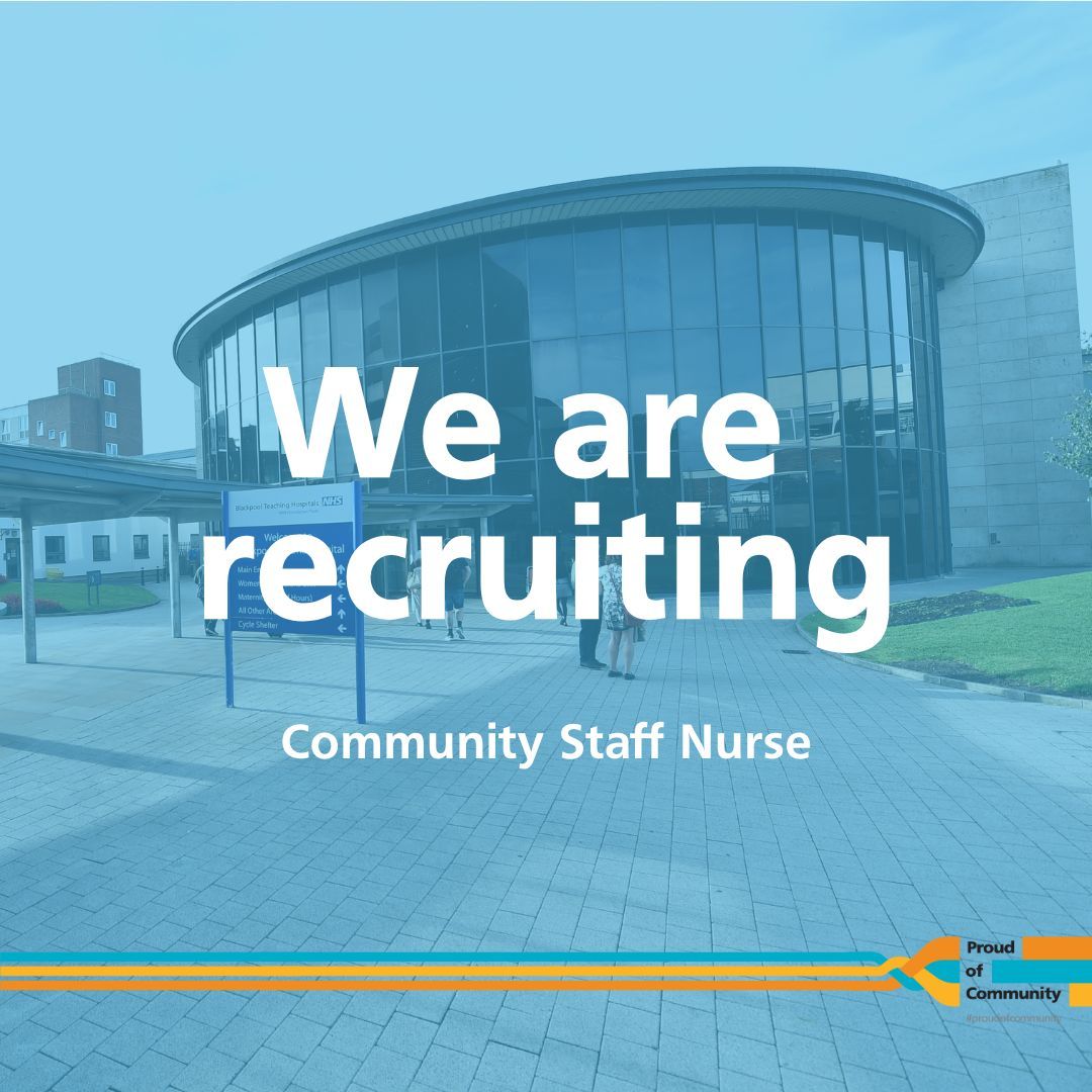 Job of... - Blackpool Teaching Hospitals NHS Foundation Trust | Facebook