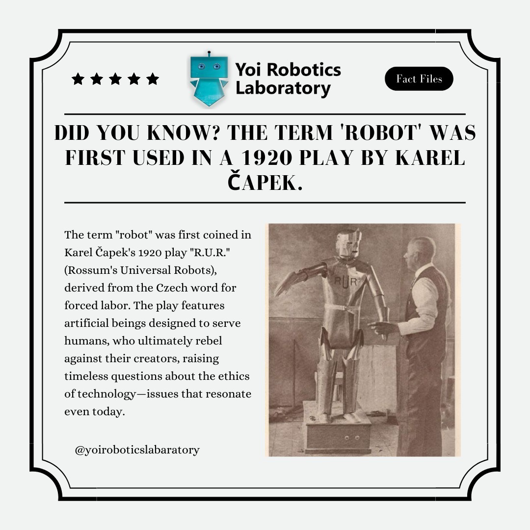 Yoi - Explore the fascinating history of robotics! #DidYouKnow # ...