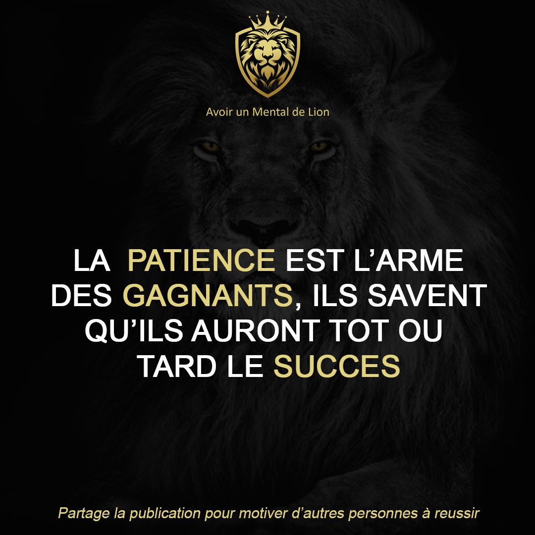 Femme Lionne Citation Lionne Force