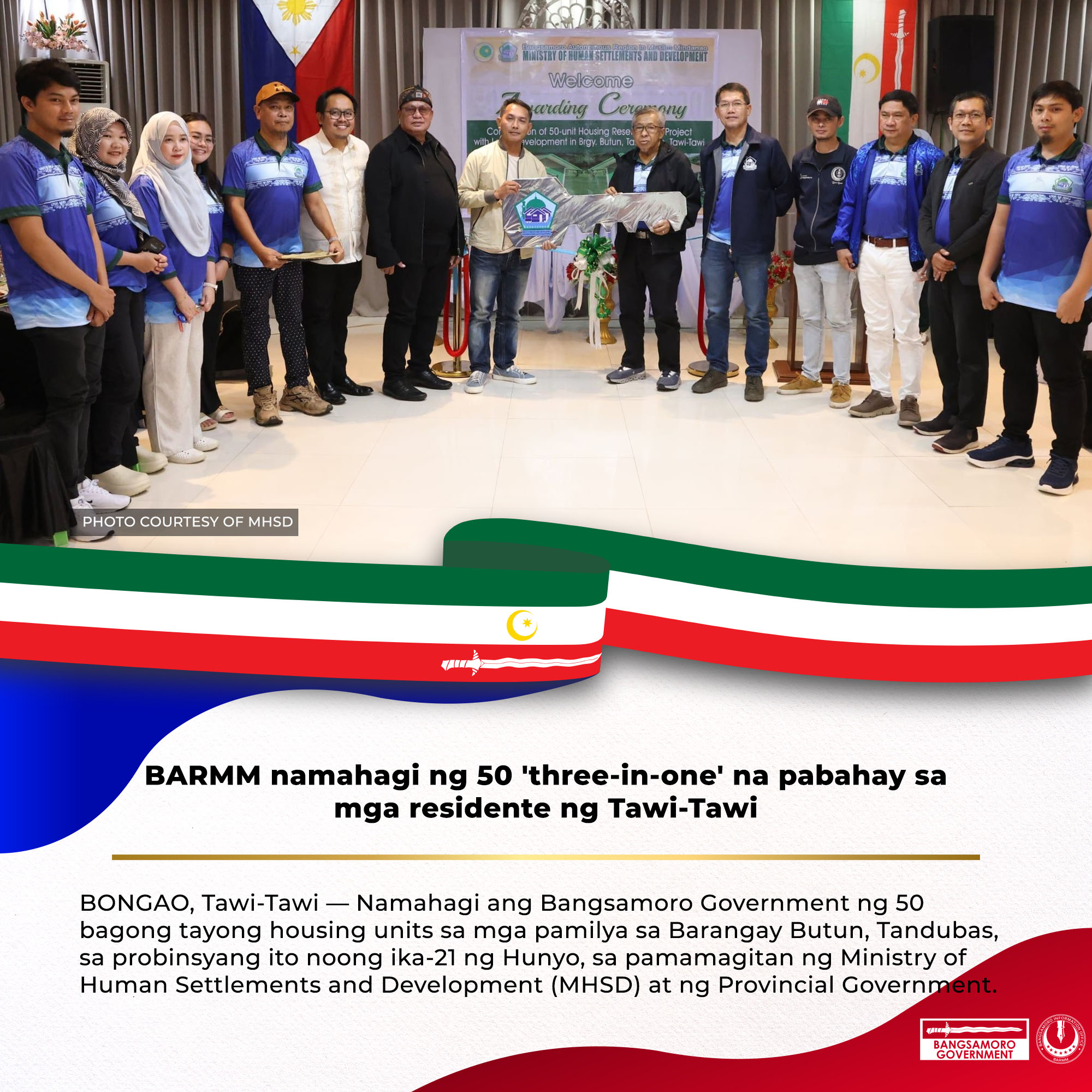 Bangsamoro - Ang proyekto ay bahagi ng inisyatiba ng MHSD sa buong ...