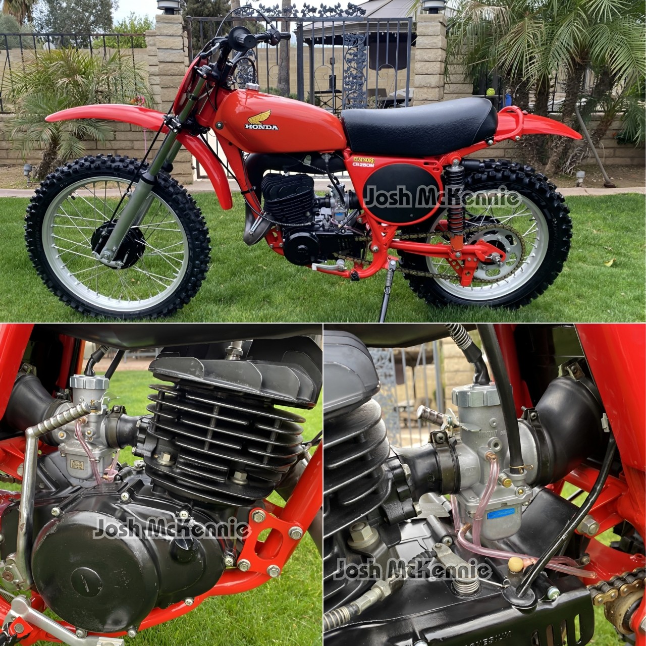 1978 Honda Mugen ME360 motocross bike history and features