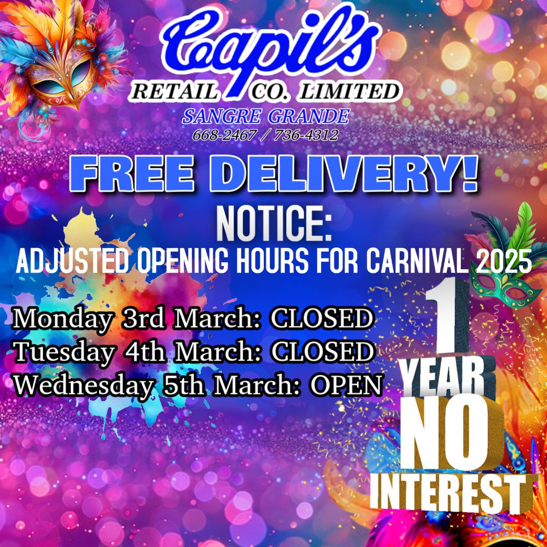 Capil's Retail Co. Ltd. - Please be advised of our adjusted opening ...