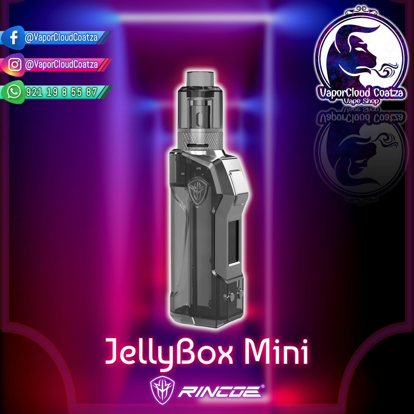 ♉JellyBox Mini 100w💜💨 💎Un mod muy... - VaporCloud Coatza