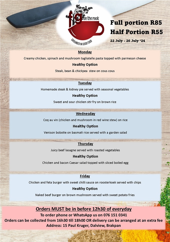 Fig - 🍽️ Discover the Taste of Comfort! Our new weekly supper takeaway ...
