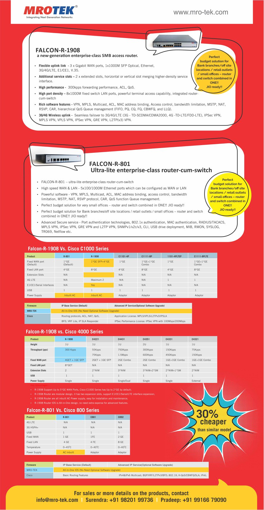 #MROTEK #FALCON #NETWORK #ROUTER... - Mro-Tek Realty Ltd | Facebook