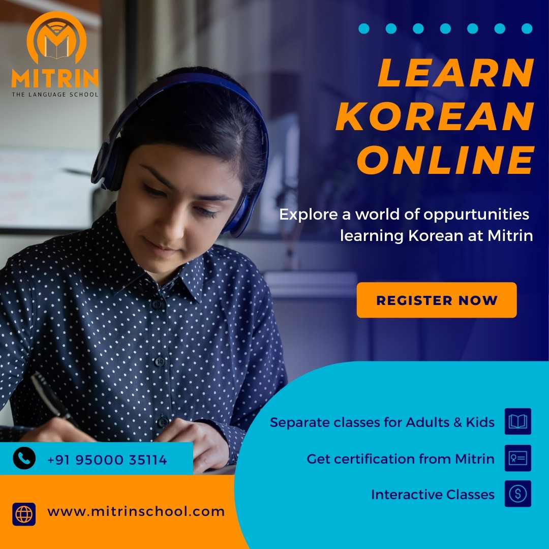 Mitrin - Learn Korean Language @ Mitrin ONLINE !! Mitrin launches new ...