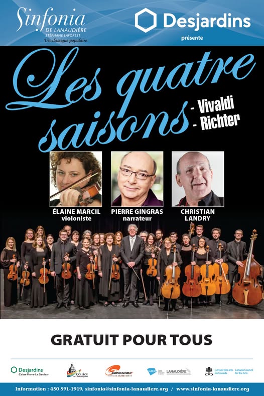 Municipalité - 🎶 BILLETS DISPONIBLES – La Sinfonia de Lanaudière 🎶 Vous ...