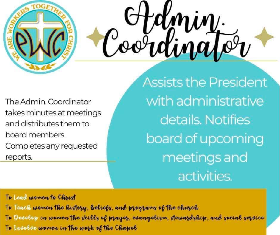 PWOC - ‼️ Applications are available for the 2025-2026 Executive Board ...