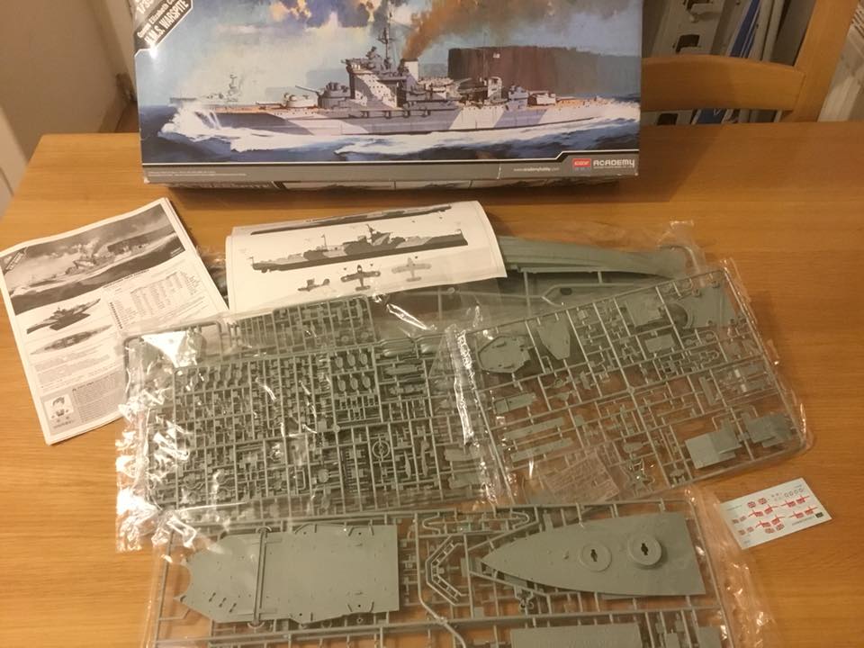 HMS Warspite 1943(1/350 Academy ) Generic etch Flyhawk Royal Navy