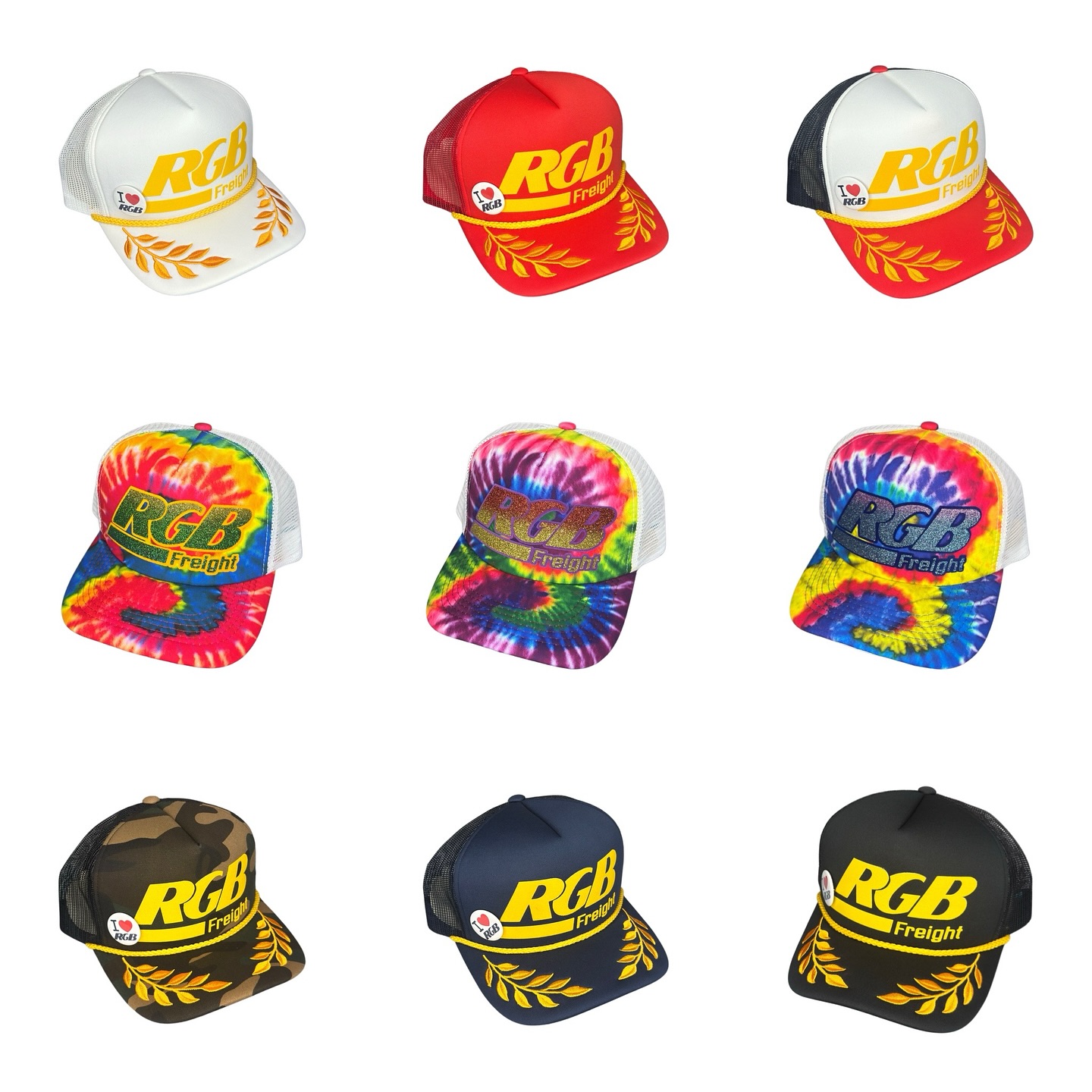Roygbiv - RGB FREIGHT TRUCKER SP - “TYE DYE” & “MEMBERS ONLY” NOW 