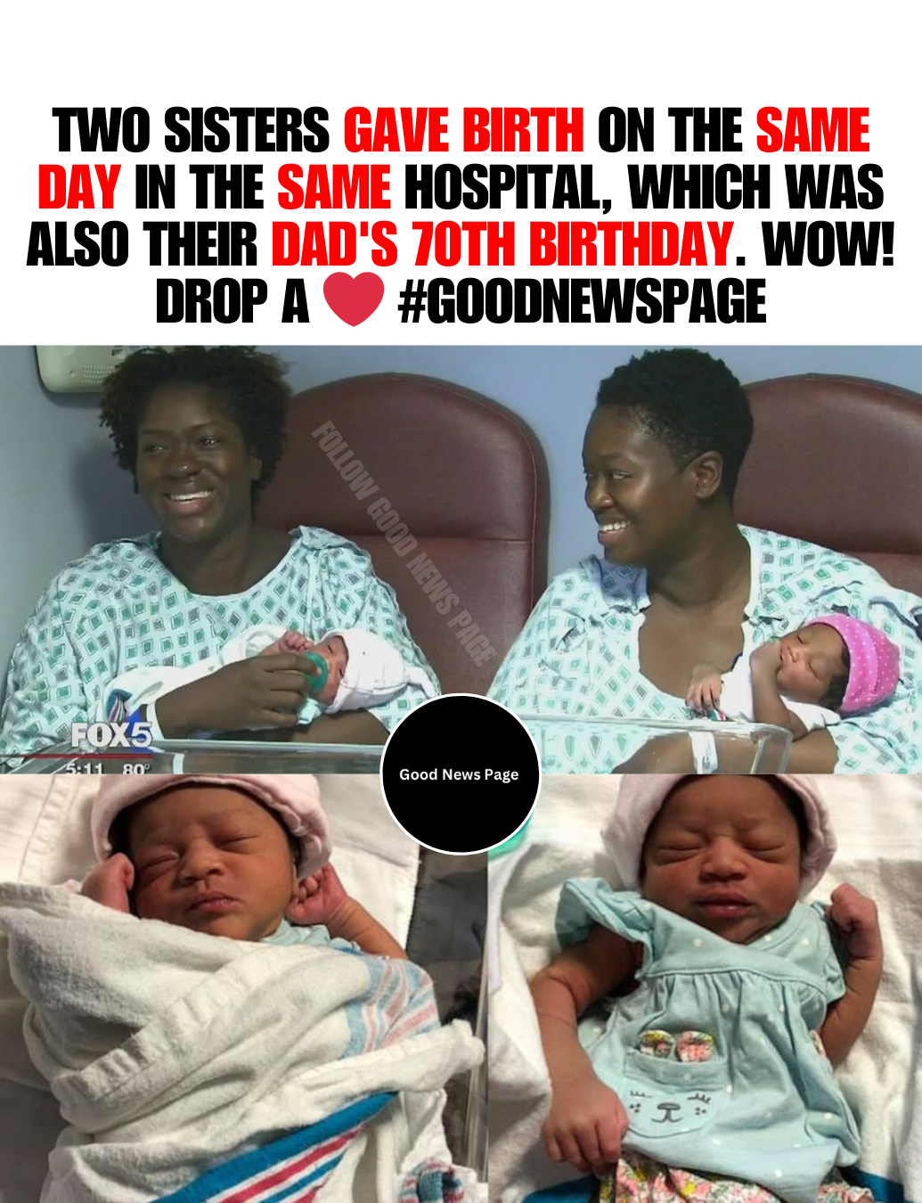 Good - Two sisters from Queens welcomed baby girls just hours apart on ...