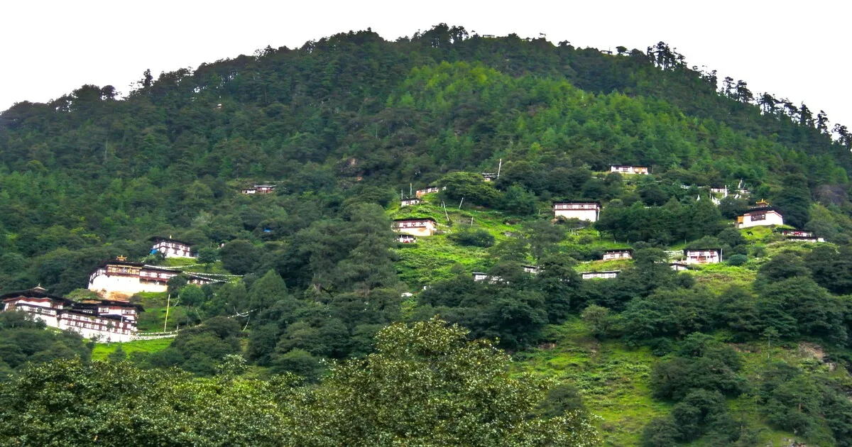 Bhutan - Cheri Monastery, also called Chagri Dorjeden Monastery, is the ...